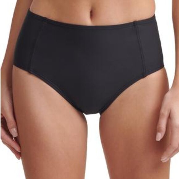 DKNY Stretch Full Coverage High Waisted Bikini Bottom - Picture 1 of 11